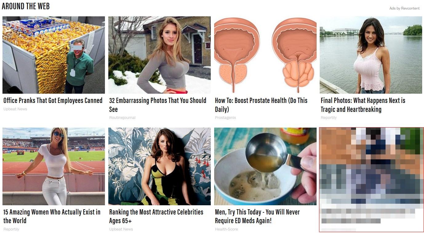 ads that follow Unseen's Maxim article