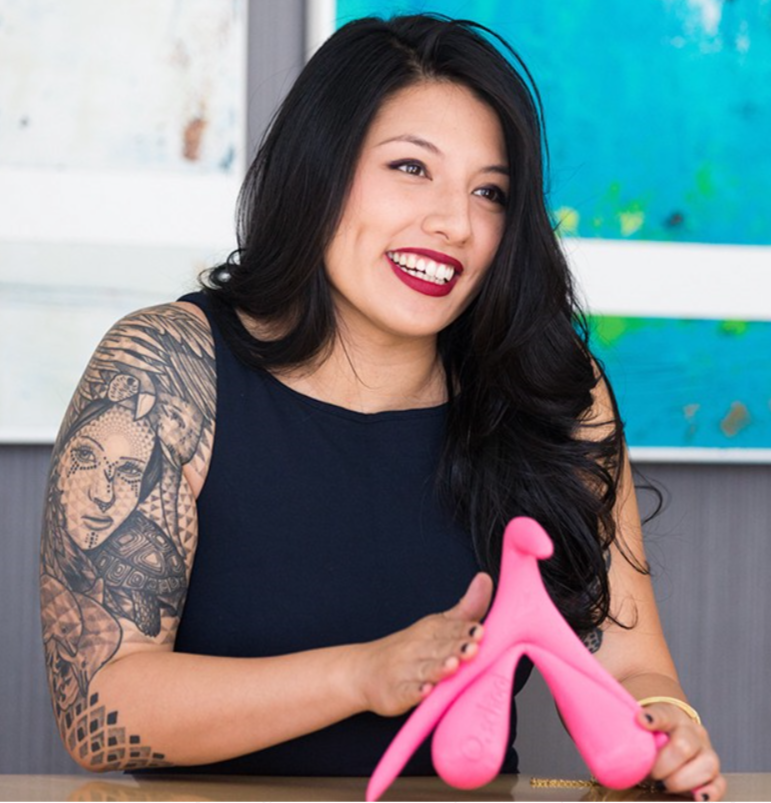 it's a model of a human clitoris