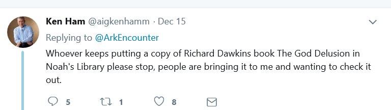 I found this at the ARK Encounter Twitter acct...too funny